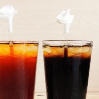 Thai Iced Coffee · Homemade Thai iced coffee. Sweeten condensed milk, cold brew, almond extract