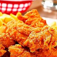 3 Pcs Chicken Tenders With Fries · 