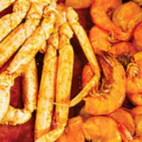 Nola Combo · 1 lb Headless Shrimp
1/2 lb Snow Crab
Comes w. 2 Corns,2 Potatoes & Beef Sausage