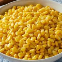 Family Size Buttered Corn  · Whole kernel sweet corn, lightly buttered and seasoned with salt and pepper. Serves up to 6.