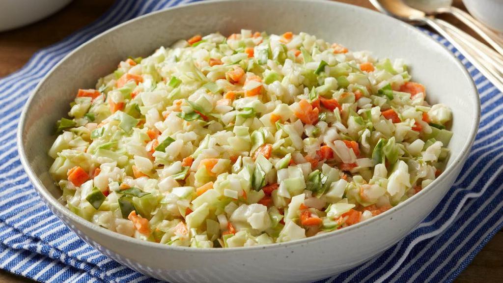 Family Size Bob Evans Signature Coleslaw  · Our creamy, signature coleslaw recipe made in our kitchens daily. Serves up to 6.