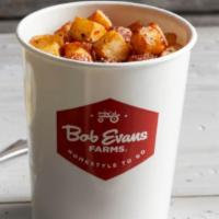 Family Size Golden Brown Home Fries  · Hearty chunks of red-skinned potatoes, lightly seasoned. Serves up to 6.