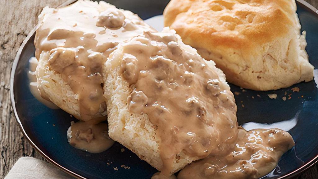 Cup Of Sausage Gravy & Biscuits · A cup of Bob Evans® sausage gravy served with freshly-baked biscuits