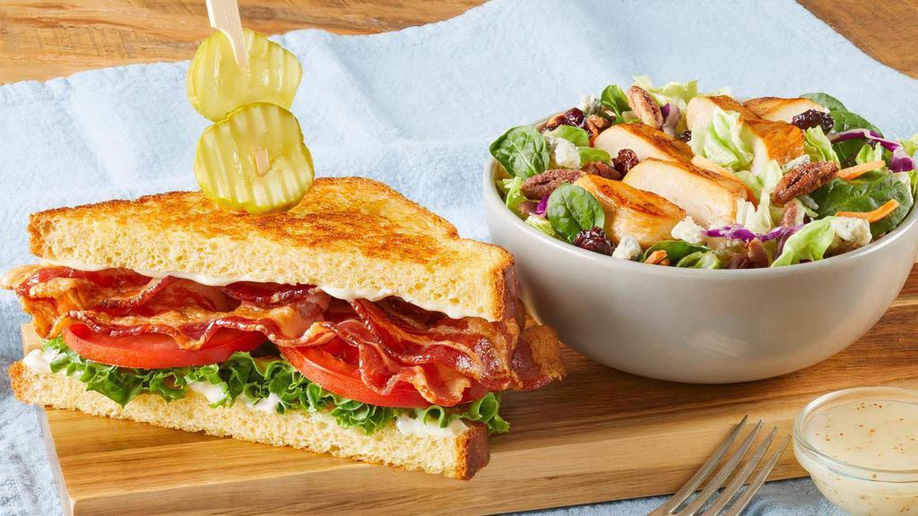 Pick 2 Combo · Pick your favorite combination of half-size specialty salad, signature half-sandwich or cup of slow-simmered soup.