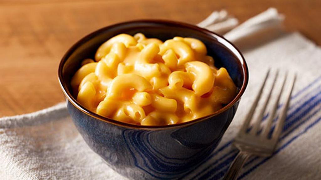 Macaroni & Cheese · Our rich and creamy special recipe made with elbow macaroni and real cheddar cheese