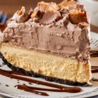 Chocolate Peanut Butter Pie · Chocolate cookie crust filled with creamy peanut butter filling and topped with chocolate wh...