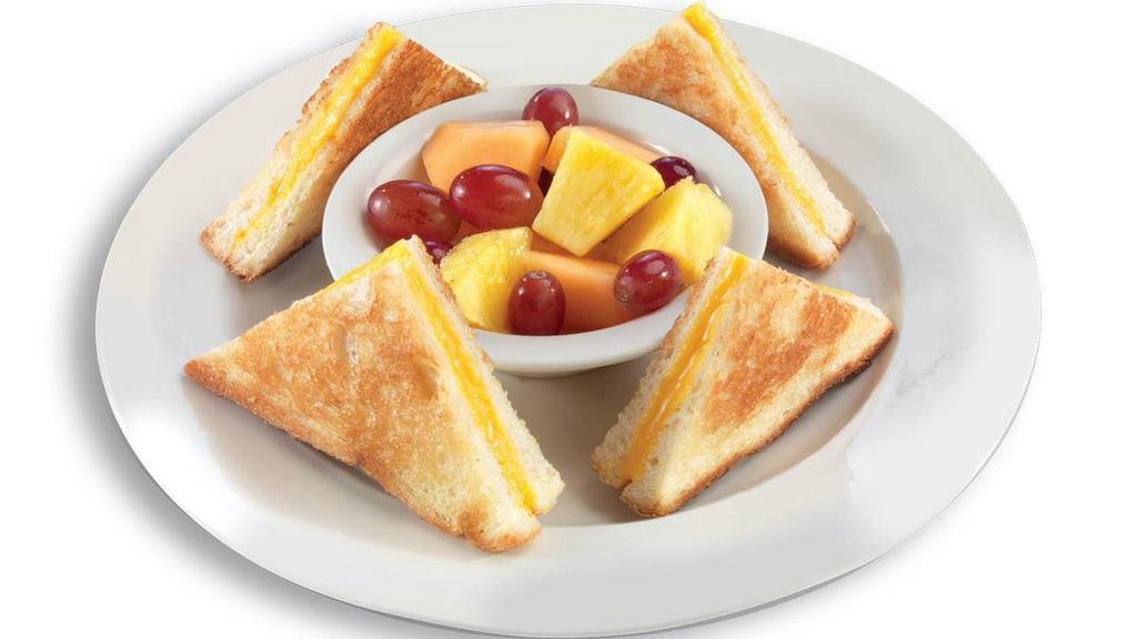 Grilled Cheese Triangles · Served with choice of side