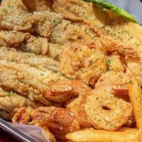 Fish, Shrimp & Chips · 