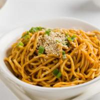 Chilled Noodles · Comes with spicy sesame peanut dressing. Hot and spicy.