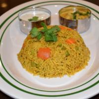 41 Veg Briyani · Fragrant rice cooked with veg and spices.