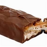 Snickers  · 1.86oz, contains peanuts,caramel, nougat, milk, chocolate.