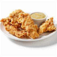 3 Piece Tenders · Hand-battered and breaded