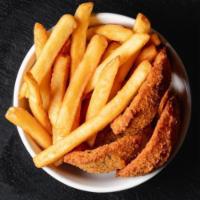 Side Onion Rings & French Fries · A mix of Maine potatoes & breaded onion rings. (280 cal)