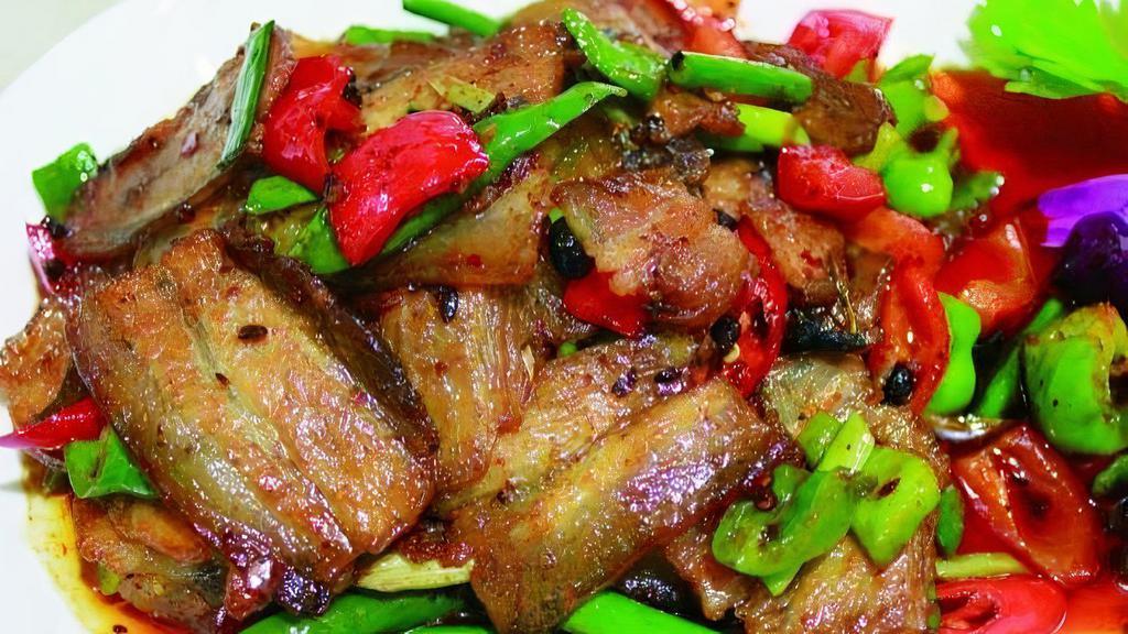 Double Cooked Pork With Bean Curd · Tofu.