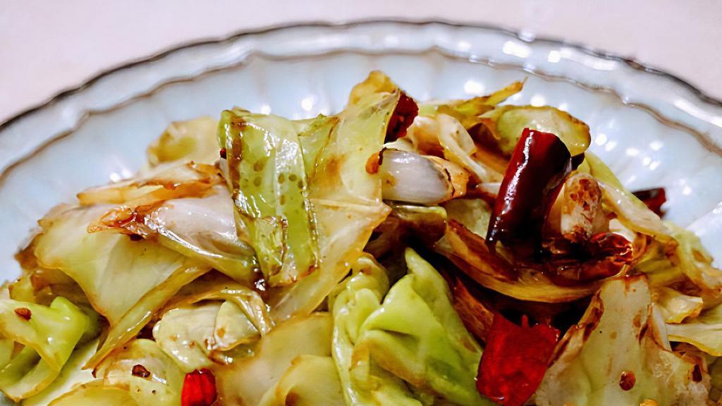 Stir Fried Cabbage · Hot & Spicy.