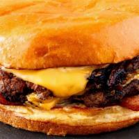 French Onion Dip Burger · Chargrilled 8oz Berkshire Sausage Burger Topped with Caramelized Onions, Melted Swiss Onion ...