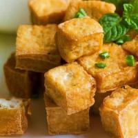 Fried Tofu With Sweet Sour Sauce · 