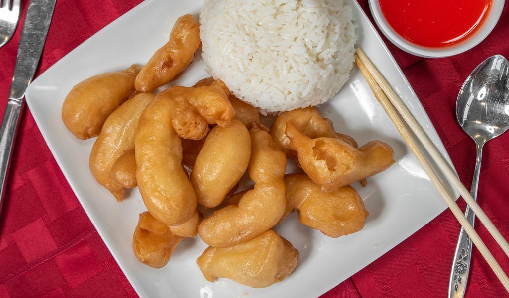 Sweet & Sour Chicken · Sauce on the side.