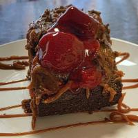 Brownie With Dulce De Leche · 