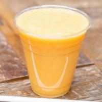 Tropical Twister Smoothie · Mango, papaya, pineapple, orange and lime.