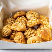 Pignoli Cookie Box 1 Lb. · Pignoli Cookies in a box 1 lb.
