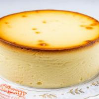 Almond Ny Cheesecake · Creamy and fine cheesecake with Almonds. Six inch cake serves six to eight guests.