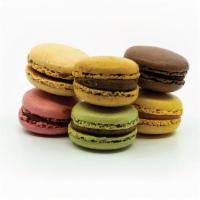 Macarons · variety of French macarons (six)