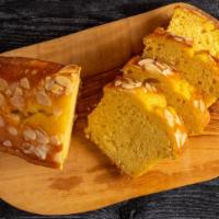 Almond Pound Cake · is moist, and just the right amount of sweet with pieces of almond inside with a perfectly r...