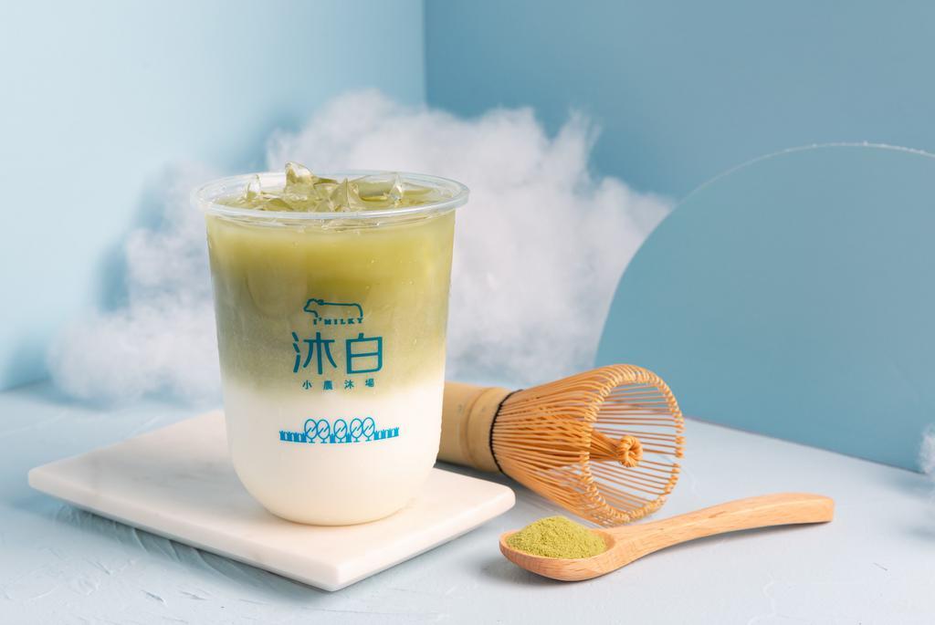 Matcha Milk Tea · Japanese Premium Matcha with Fresh Milk