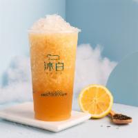Jasmine Green Tea Lemonade (L) · (Fixed Ice) Ice shush with fresh lemon and Jasmine Green Tea