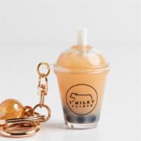 I'Milky Keychain (White Straw) · I'Milky keychain is unique. The bubble inside of the bubble tea moves.