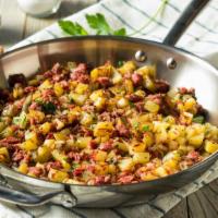 Side Of Corned Beef Hash · A side dish of perfectly cooked Corned Beef Hash.