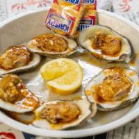 Steamed Oysters (6) · Includes 6 Oysters.