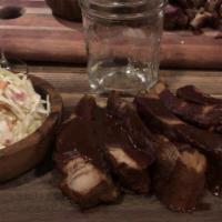 Rooibos Tea And Cranberry Bbq Babyback Pork Ribs With Chef Billy'S Coleslaw · Rooibos tea and cranberry baby back pork ribs with Chef Billy's coleslaw.