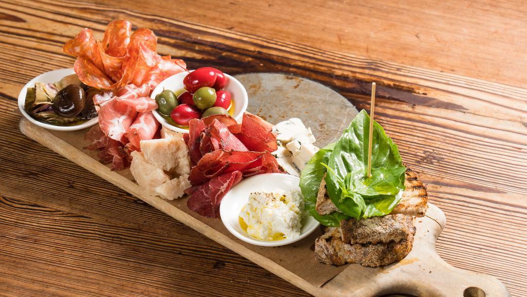 Tagliere Misto For 2 · Chef's Selection of Imported Cheeses & Cured Meats.