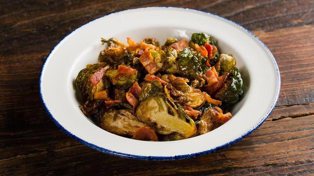 Cavolini · crispy Brussels sprouts, roasted bacon