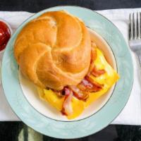 Bacon, Egg & Cheese On Roll · 