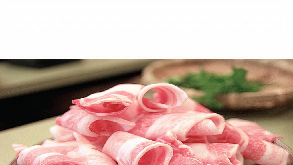 Dae Pae Sam Gyup Sal · Thin sliced pork belly bbq.
