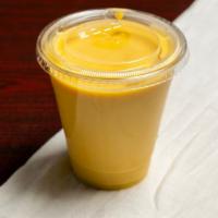 Mango Lassi · Yogurt drink made with mango pulp.