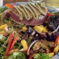 Seared Ahi Salad · Your choice of salad base, fish preparation and dressing.