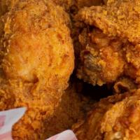 10 Piece Mixed Bucket Of Chicken · Five drums and Five thighs