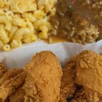 Chicken Wing  (6 Pieces) Meal  · Comes with two sides and corn bread