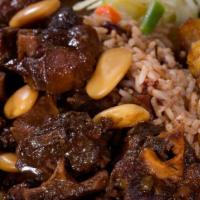 Braised Oxtail Meal · Tender braised oxtails, a real Caribbean favorite.