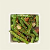 Green Beans · with garlic and Aleppo pepper (served warm)