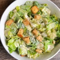 Caesar · Chopped romaine, parmesan, croutons, house made caesar dressing. (GF available upon request)