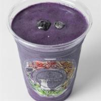 Blue Matcha Smoothie · BLUEBERRY, BANANA, CHIA SEEDS, BLUE MATCHA, COCONUT MILK, COCONUT OIL, COLLAGEN PEPTIDES