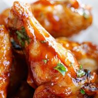 Sweet Chili Wings · 6 Wings served with Celery Stick and Carrot.