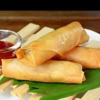 Spring Roll · 2 pieces spring roll, server with sweet and sour sauce