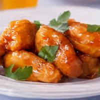 Sweet And Sour Chicken · serve with sweet and sour sauce