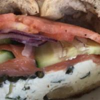 Lox Spread On A Bagel · 